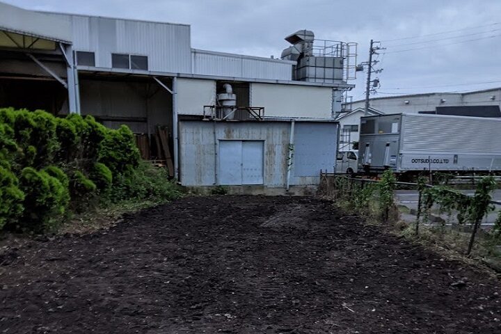 愛知県名古屋市の小屋撤去後の施工後の様子