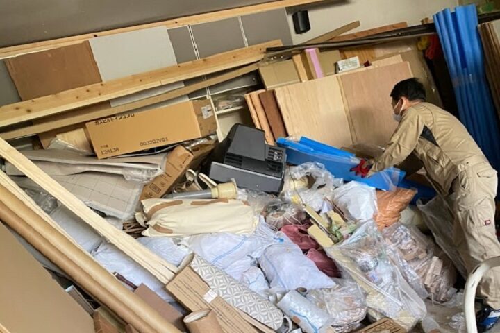 倉庫の不用品撤去