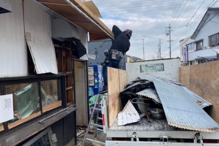 愛知県大口町｜店舗の解体撤去