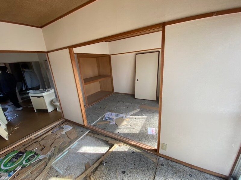 豊田市のマンションの内装解体工事