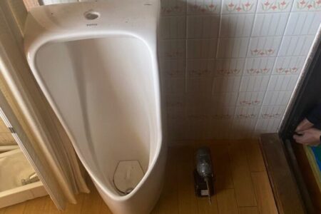 岐阜県の男性トイレリフォーム工事