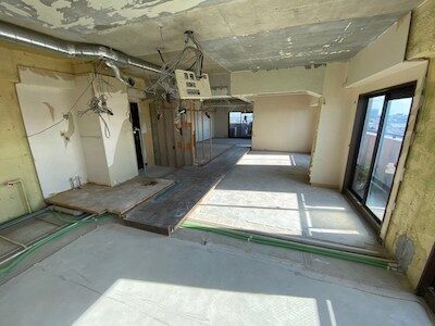 愛知県一宮市のマンション残置物撤、内装解体工事