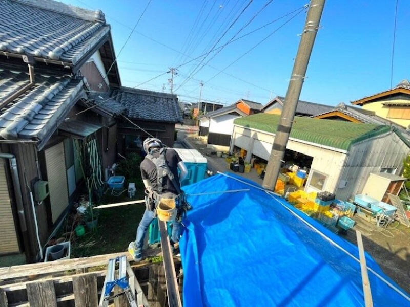 愛知の瓦降ろし