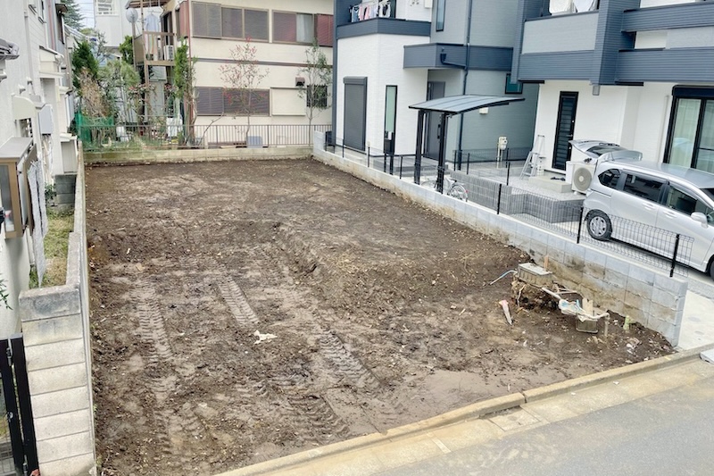 解体工事完了後の更地