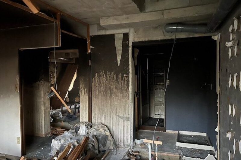 火災後の建物の解体費用