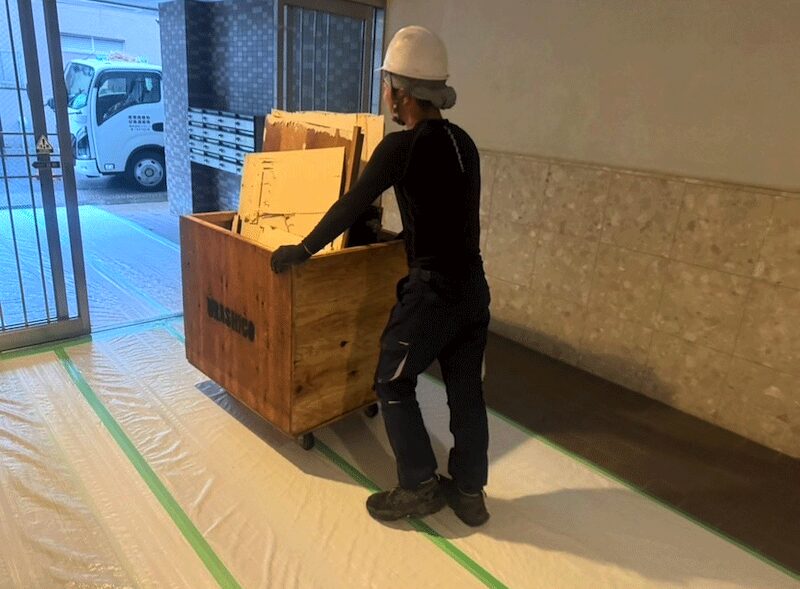 搬出経路の確保