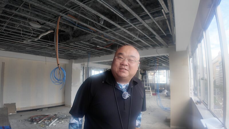 内装施工前の状態をチェック