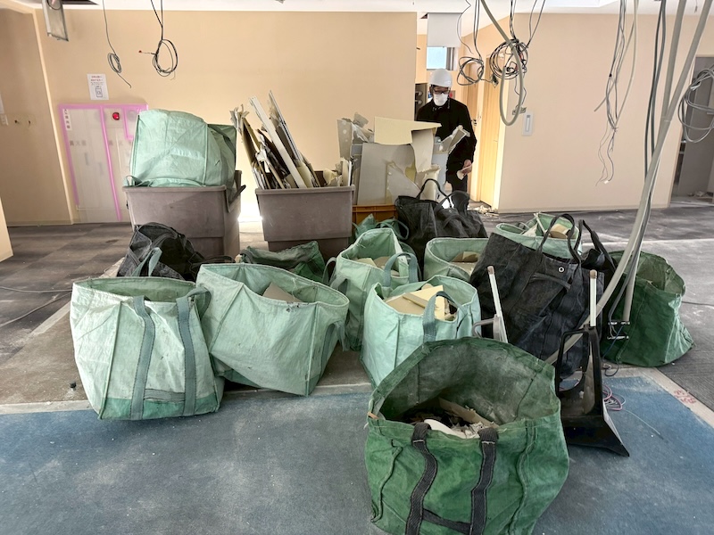 ゴミの徹底した仕分け