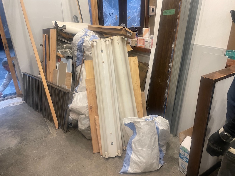 解体で出るゴミなど