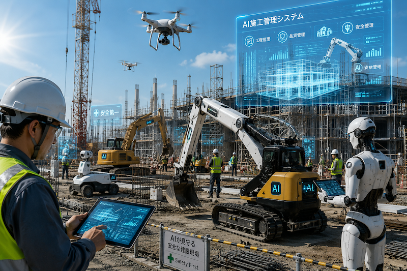 AIが建設現場で活躍中