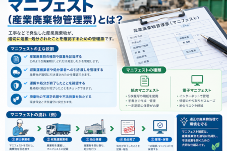 マニフェスト（産業廃棄物管理票）