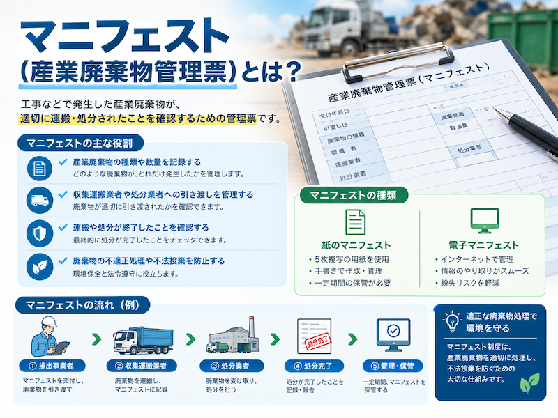 マニフェスト（産業廃棄物管理票）